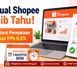 Penjual Shopee Wajib Tahu! Upload Surat Pernyataan agar Bebas PPh 0,5%